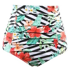 Shapermint Tropical High-Waisted Bikini Bottom